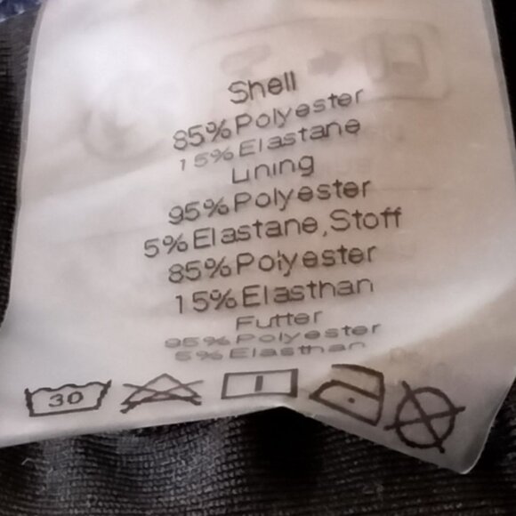 Hanna Nikole Plus Size 24W Two-Piece Modest Swim Set Womens Navy & Blue Floral - Picture 11 of 15